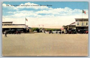 1916  Tijuana  Mexico  Street Scene  Fair  Postcard