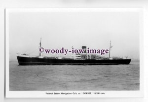 cb0742 - Federal Steam Nav Cargo Ship - Dorset , built 1949 - postcard