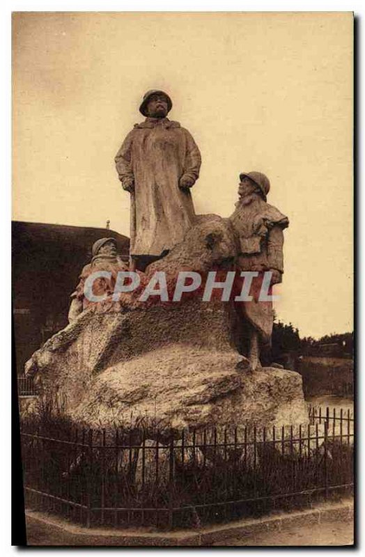 Postcard Ancient Monument Georges Clemenceau Sainte Hermine Vendee