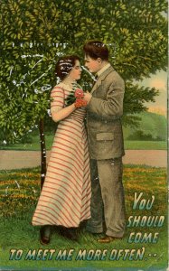 Romantic Couple   (Winsch)   damaged card