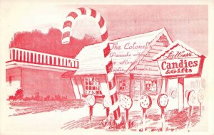 Route 66, Lee Weaver's Candies & Gifts, on U.S. 66-71, Joplin, Mo Old Postcard