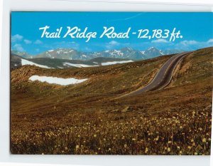 Postcard Trail Ridge Road, Rocky Mountain National Park, Colorado