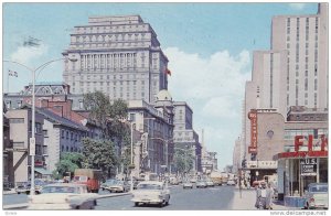 Dorchester Street , Montreal , Quebec, Canada , PU-1961