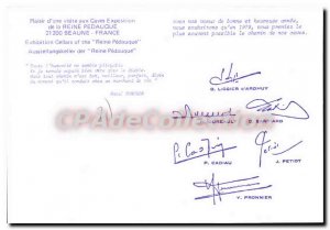 Postcard Modern Beaune cellars queen Pdauque