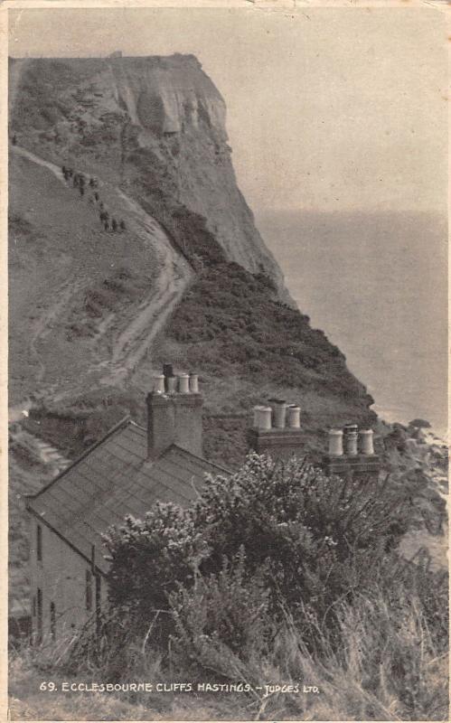 BR68189  ecclesbourne cliffs  hastings uk judges 69  real photo