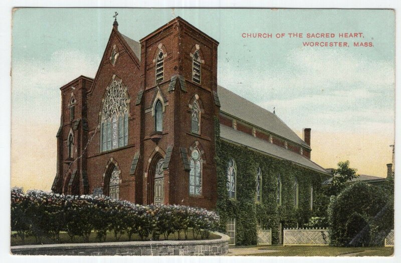 Worcester, Mass, Church Of The Sacred Heart