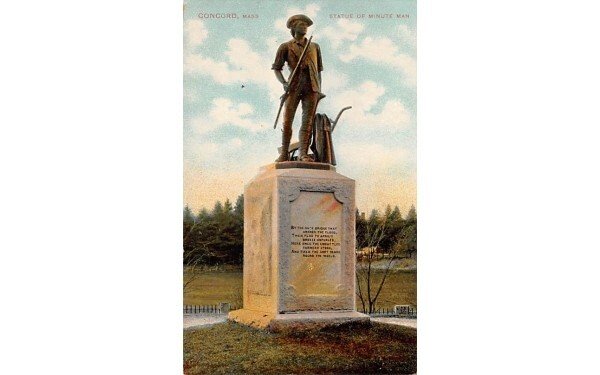 Statue of Minute Man in Concord, Massachusetts