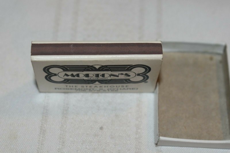 Morton's The Steakhouse Rosemont Illinois Matchbox