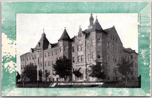 Saint Francis Hospital Freeport Illinois IL Medical Building Postcard