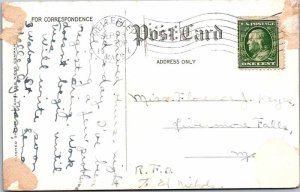 Postcard SCHOOL SCENE Wellesley Massachusetts MA AL3298