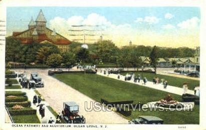 Ocean Pathway And Auditorium in Ocean Grove, New Jersey