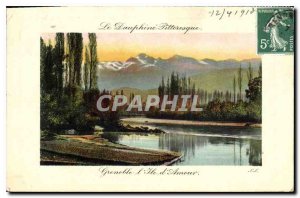 Old Postcard The Dauphine Grenoble the Picturesque Island of Love