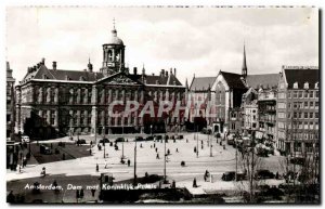 Old Postcard Netherlands Amsterdam Dam puts Koninklijk Paleis