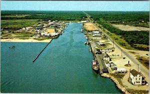 Postcard AERIAL VIEW SCENE Ocean City Maryland MD AL9256