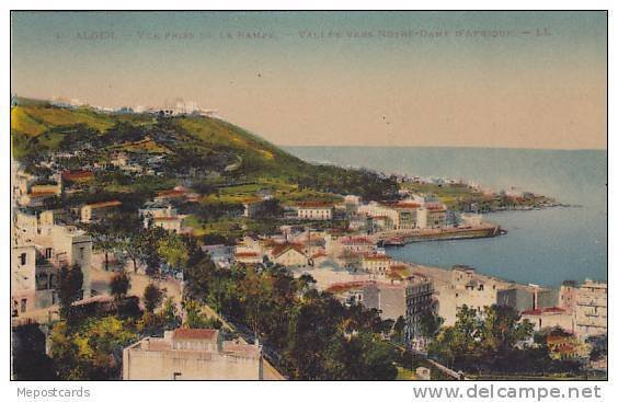 Vue prise de la rampe, Vallee vers Notre-Dame D'Afrique, Alger, Algeria, 00-10s