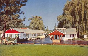 SPOKANE, WA Washington  EL RANCHO MOTEL~Waldo Kliewer  ROADSIDE c1950's Postcard