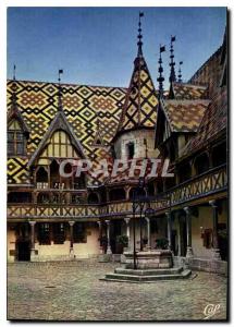 Postcard Modern Hostel Dieu Beaune Court of Honor Angle Cloitre Wells