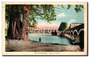 Old Postcard The Garonne Wharf Tonnis