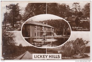 RP: LICKEY HILLS , Worcestershire , England , 30-40s 5-view postcard