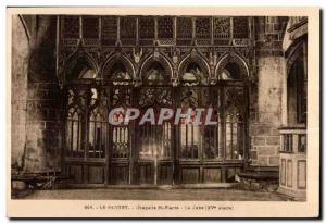 Old Postcard Le Faouet La Chapelle St Fiarce Jube (XVsiecle)