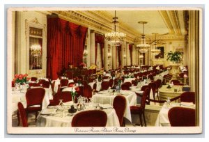 Victorian Room Palmer House Hotel Chicago Illinois IL WB Postcard Y2