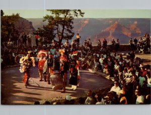Hopi Indian Dancers Grand Canyon National Park Arizona Postcard PC362