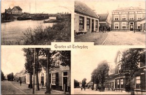 Netherlands Groeten uit Terheijden Vintage Postcard 09.72