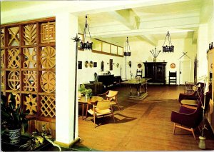 Stalheim Hotel Norway Lobby Photo Photochrome 1960s Postcard