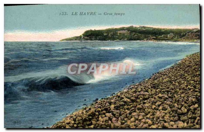 Old Postcard Le Havre Big Time