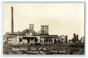 c1910's Soba-Ash Hutchinson Kansas KS Bailey RPPC Photo Antique Postcard 