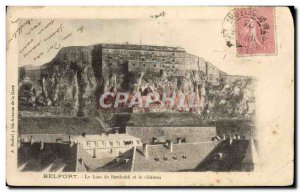 Old Postcard Belfort The Lion of Bartholdi and the Castle