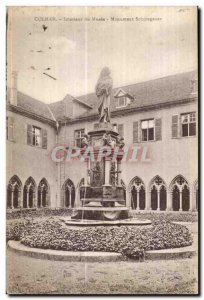 Old Postcard Colmar Inside the Museum Monument Schoengauer