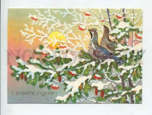 430056 USSR NEW Blackcock Bird HUNT BAZAROV 1989 POSTAL STATIONARY postal RPPC