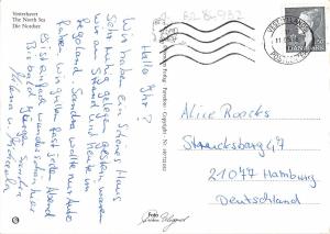 BR84932 the north sea denmark