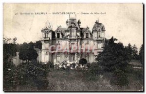 Old Postcard Environs de Saumur Chateau de Saint Florent Baril Moc