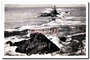 Old Postcard The Pointe du Raz Rocks Extend the spur of the Strong