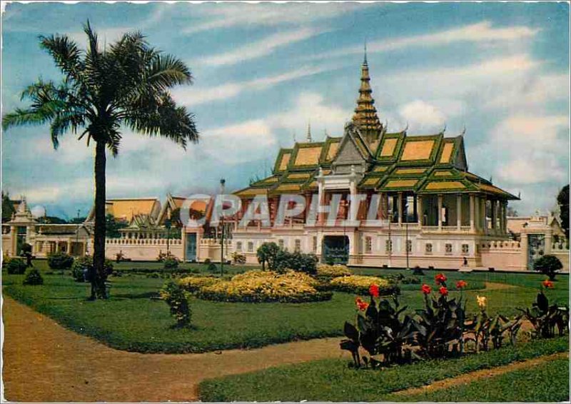 Postcard Modern room Chanchhaya Royal Palace Phnom Penh Cambodia