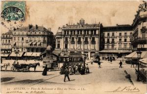 CPA ANGERS - Place du Ralliement et Hotel des Postes (167141)