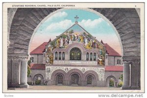 Stanford Memorial Chapel, Palo Alto, California,  PU-1934