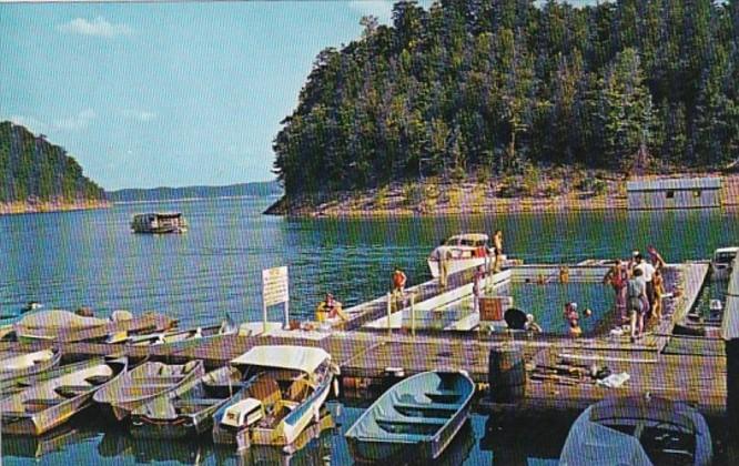 Kentucky Jamestown The Jamestown Dock Village On Lake Cumberland