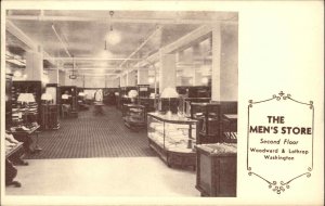 Washington D.C. DC Woodward & Lothrop Men's Department Store Vintage Postcard