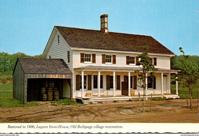 New York Long Island Old Bethpage Village Restoration Layton's Store House