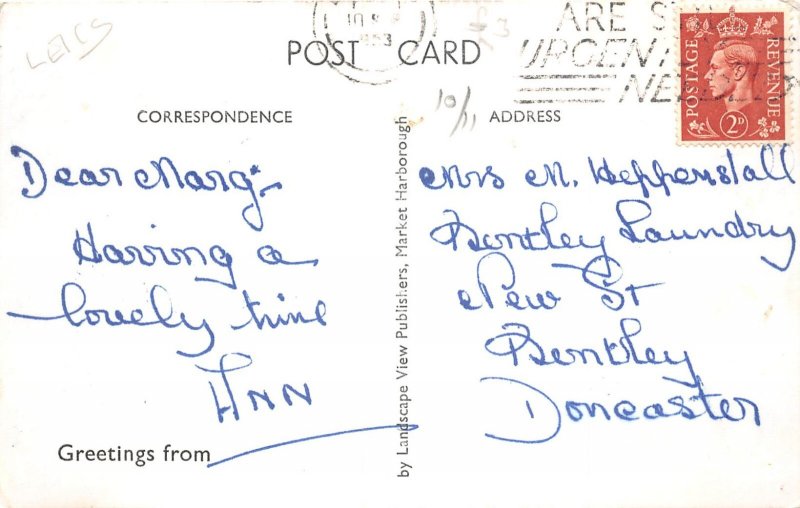 lot400 The river near carlton real photo Leicestershire uk