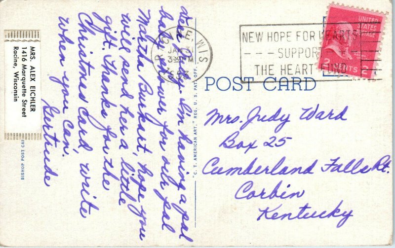 1920s Lagoon Horlick's Malted Milk Corporation Racine Wisconsin Postcard