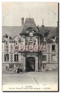 Postcard Lisieux Old Gate of old Tribunals Episcopal Palace