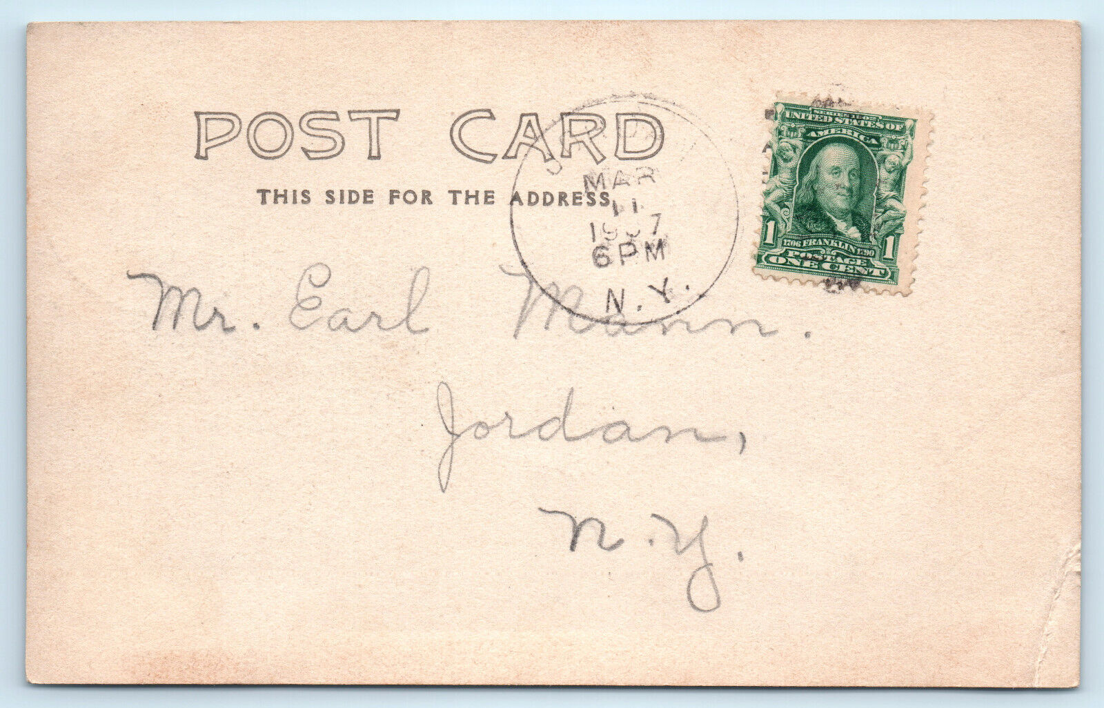 Weedsport NY RPPC Seneca Street Dentist Drug Store Printing Office