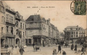 CPA ARRAS-Place du Théátre (46115)