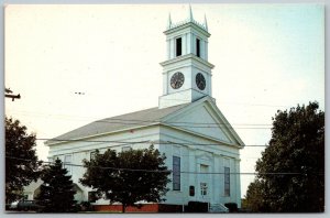 Chatham Cape Cod Massachusetts 1960s Postcard First Methodist Church