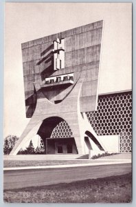 St John's Abbey And University Church Exterior, Collegeville Minnesota Postcard