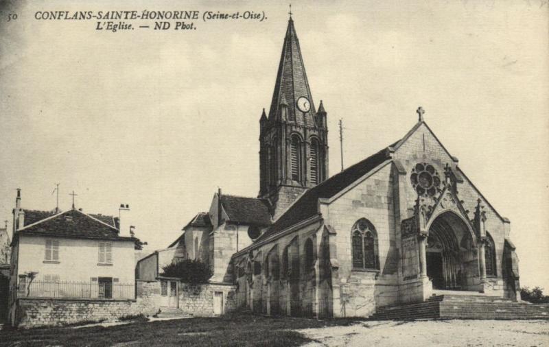 CPA CONFLANS-Ste-Honorie - L'Église (102922)